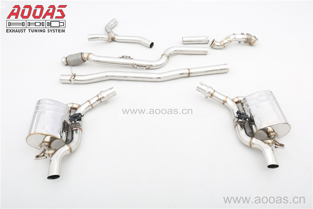Mercedes Benz W213 E300 All SS304 / Decat (Catless) Downpipe + Valvetronic Catback System